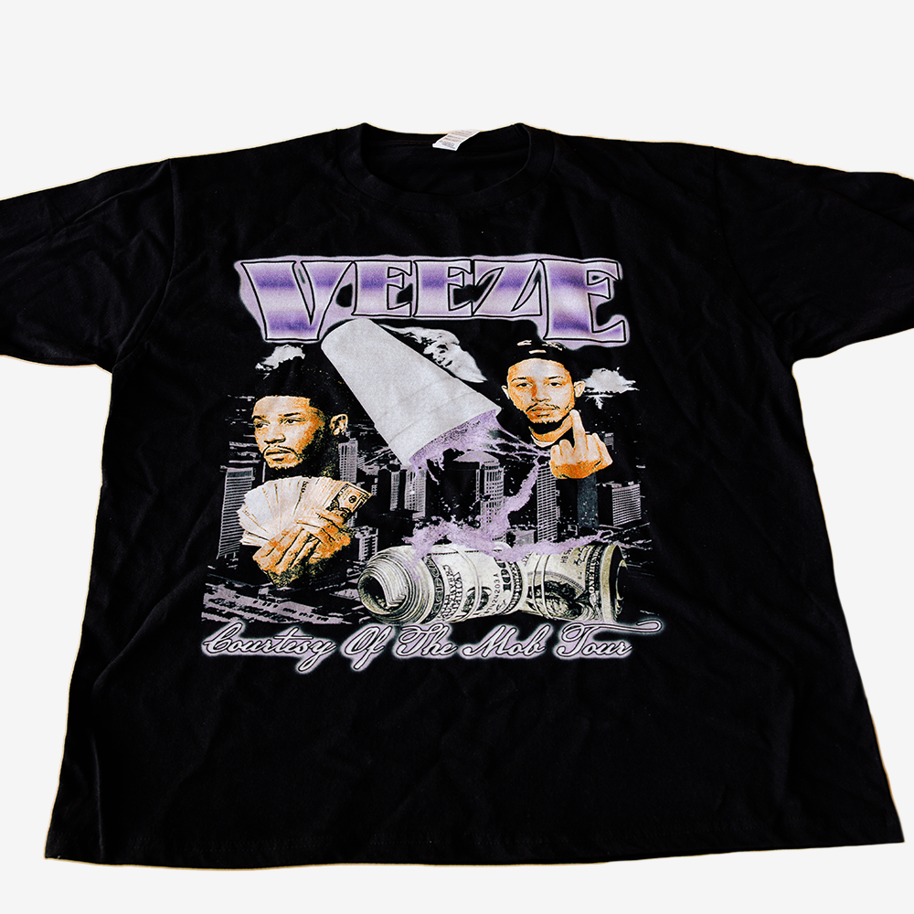 LEANxLORDZ x Veeze Courtesy of the Mob Tour Tee – LL