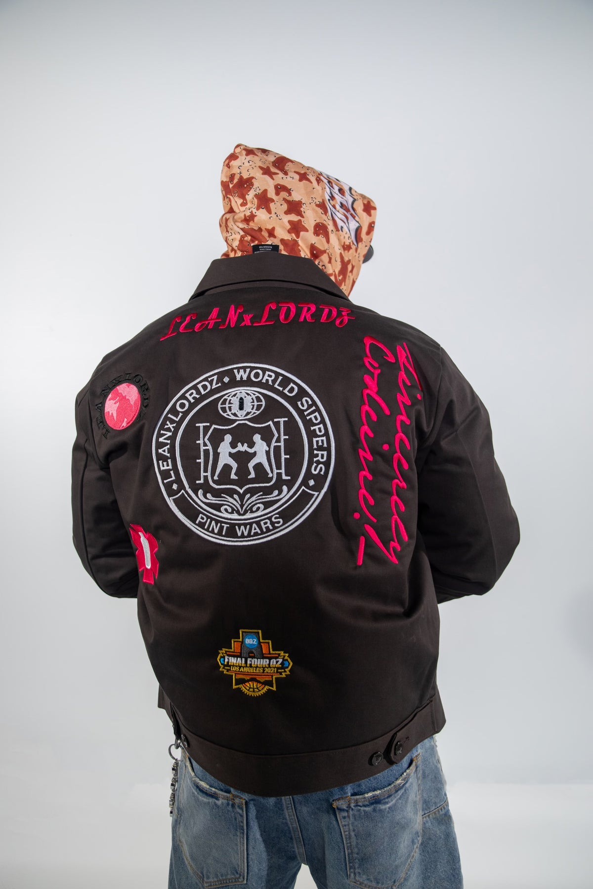 Brown dickie jacket